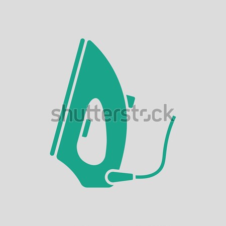 Steam iron icon Stock photo © angelp