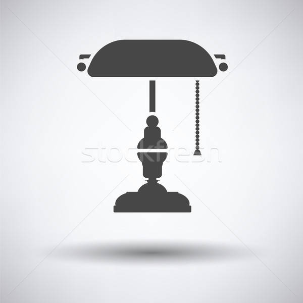 Writer's lamp icon Stock photo © angelp