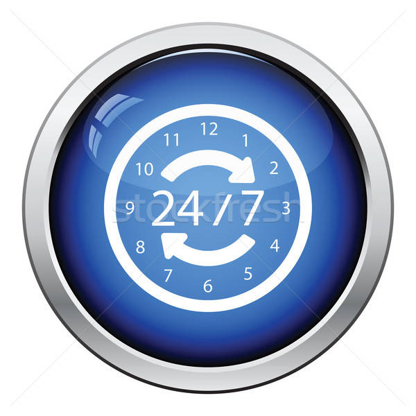 Stock photo: 24 hour icon