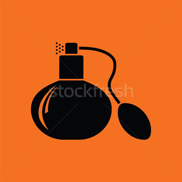 Spray icône orange noir vintage [[stock_photo]] © angelp