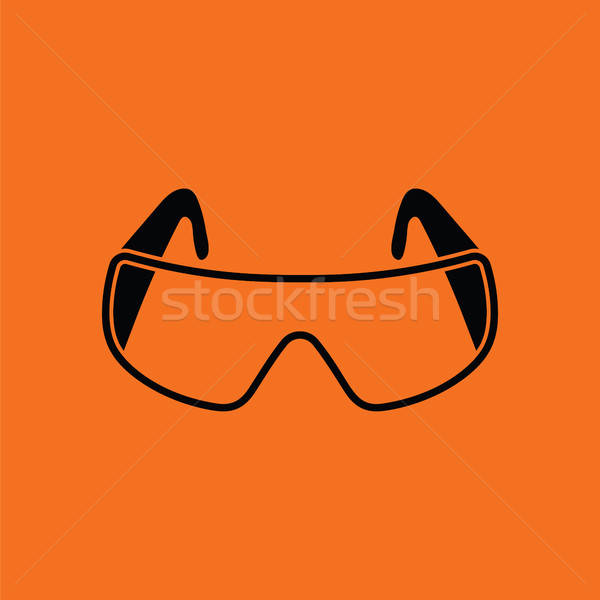 Icon of chemistry protective eyewear Stock photo © angelp
