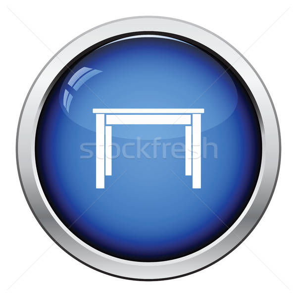 Stockfoto: Tafel · icon · glanzend · knop · ontwerp · keuken