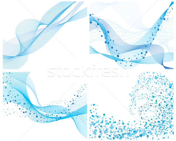 set of water backgrounds Stock photo © angelp
