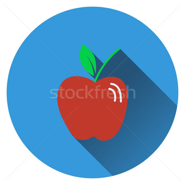 Pomme icône arbre nature signe légumes [[stock_photo]] © angelp