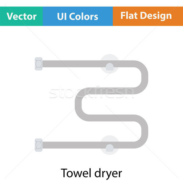 Towel dryer icon Stock photo © angelp