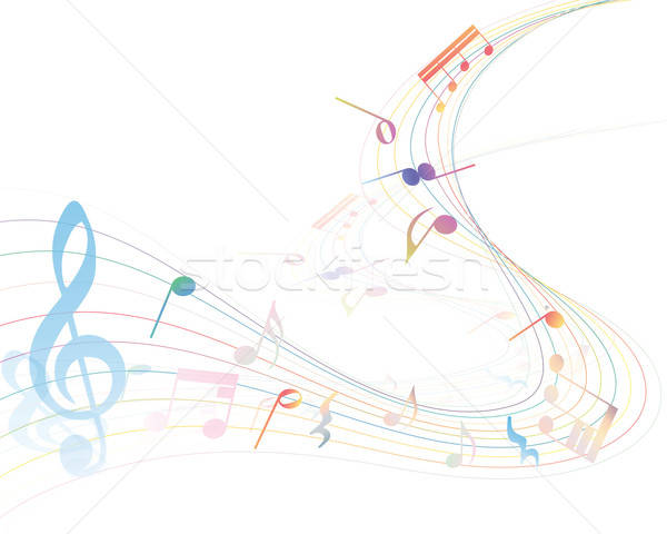 Musical Design Stock photo © angelp