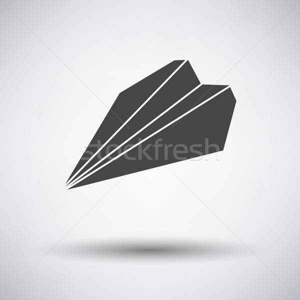 Paper plane icon Stock photo © angelp