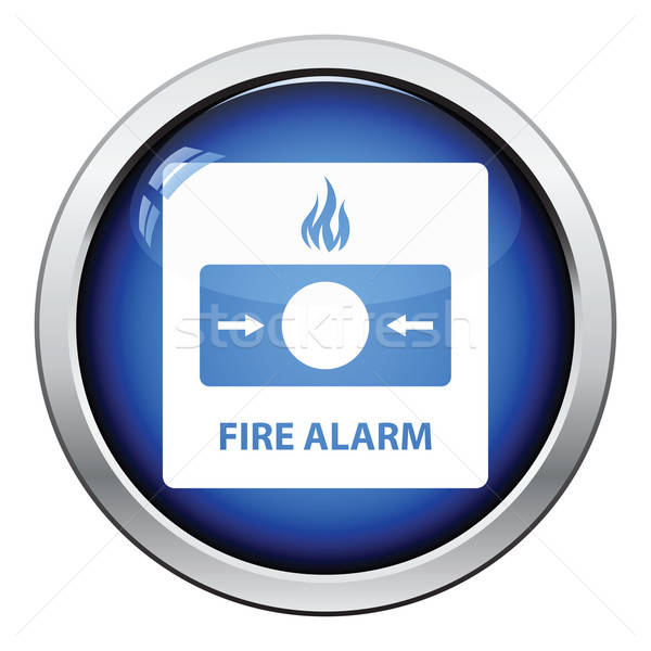 Fire alarm icon Stock photo © angelp