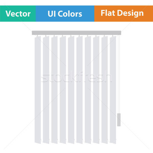 Office vertical blinds icon Stock photo © angelp