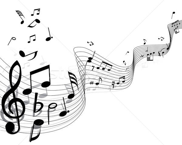musical notes Stock photo © angelp