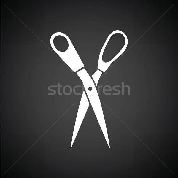Tailor scissor icon Stock photo © angelp