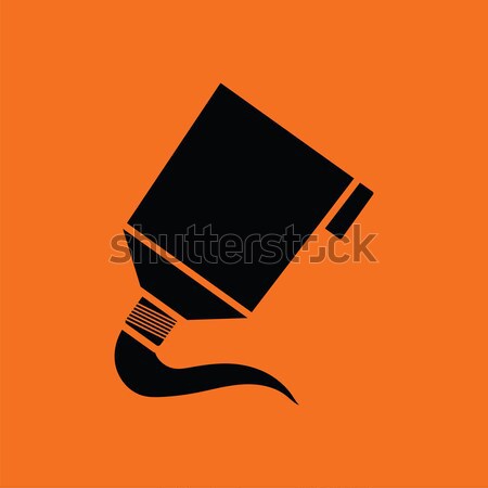 Paint tube icon Stock photo © angelp