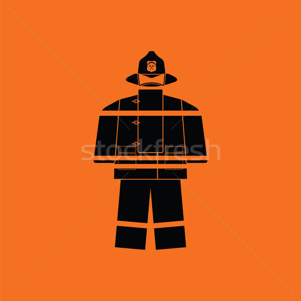 Fire service uniform icon Stock photo © angelp