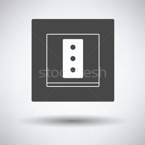 Italy electrical socket icon Stock photo © angelp