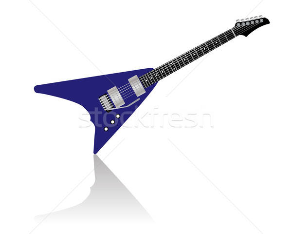 Photo stock: Guitare · modèle · couleur · guitare · électrique · design · fête