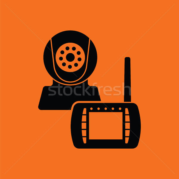 Baby monitor icon Stock photo © angelp