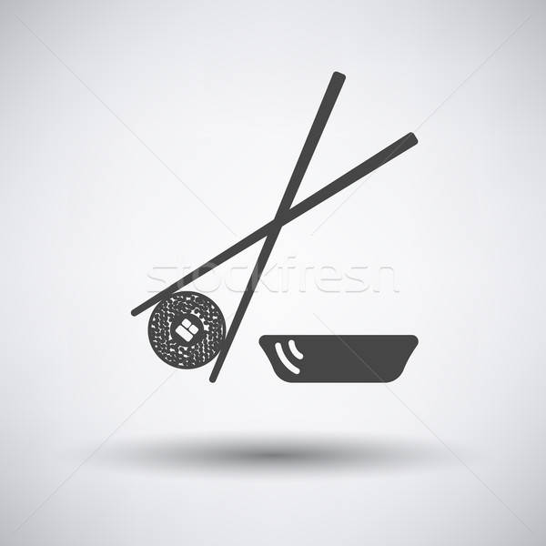 Sushi with sticks icon Stock photo © angelp