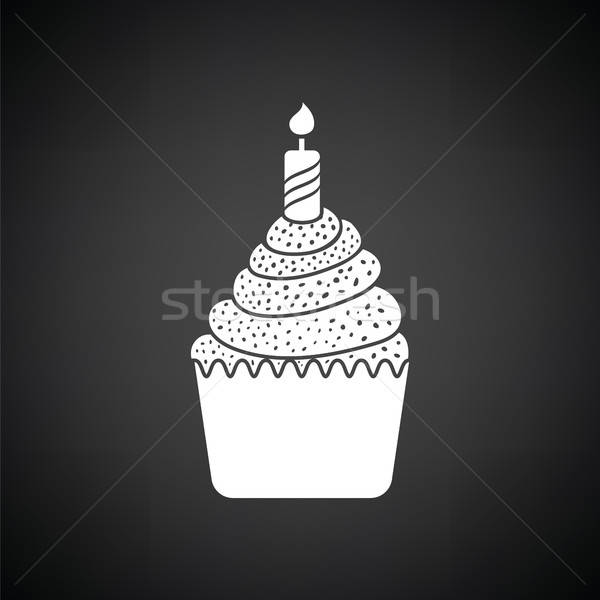 First birthday cake icon Stock photo © angelp