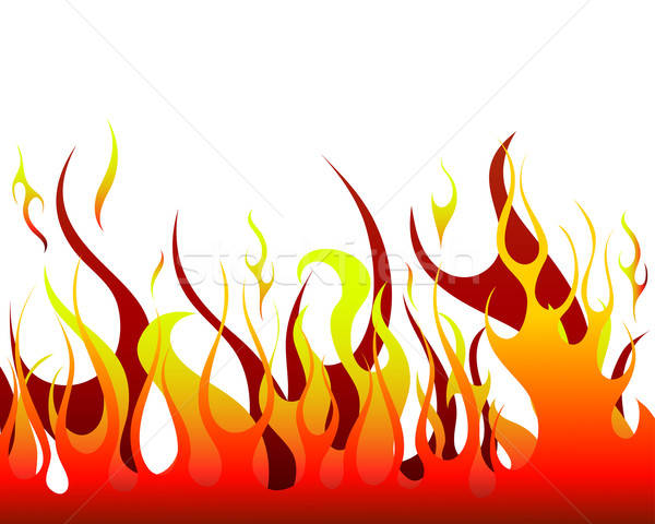 Brand hel vector ontwerp teken zwarte Stockfoto © angelp