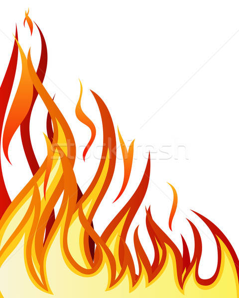 Stock foto: Feuer · Hölle · Vektor · Design · Zeichen · schwarz