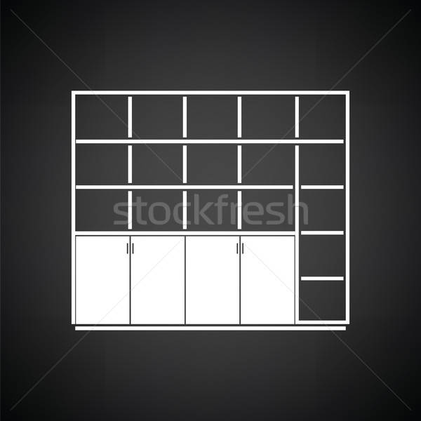 Stock photo: Office cabinet icon