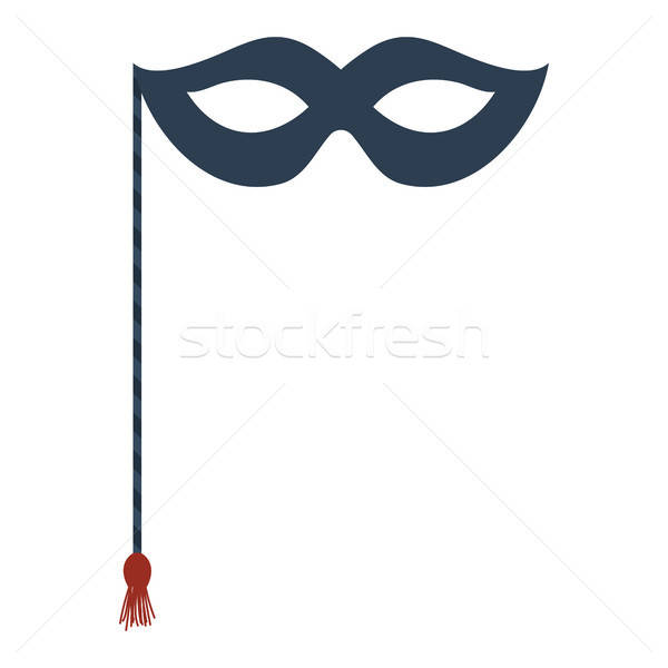 Partij carnaval masker icon kleur ontwerp Stockfoto © angelp