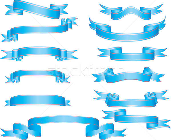 set of ribbons Stock photo © angelp