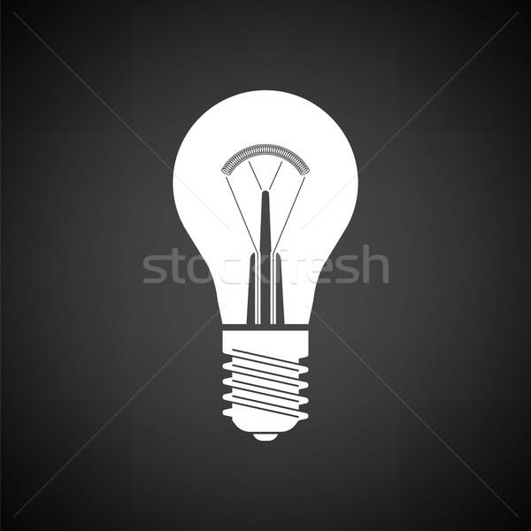 Electric bulb icon Stock photo © angelp
