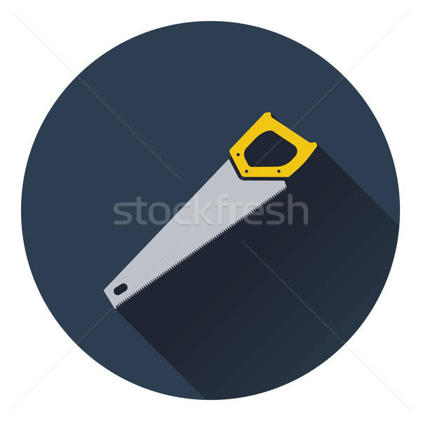 Icon of hand saw Stock photo © angelp