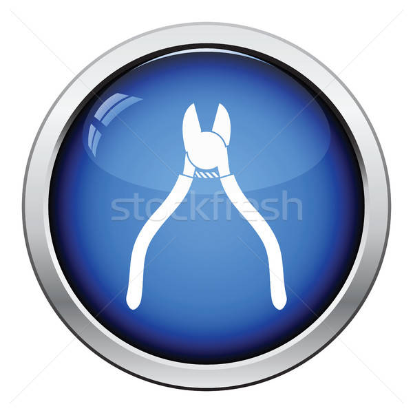Side cutters icon Stock photo © angelp