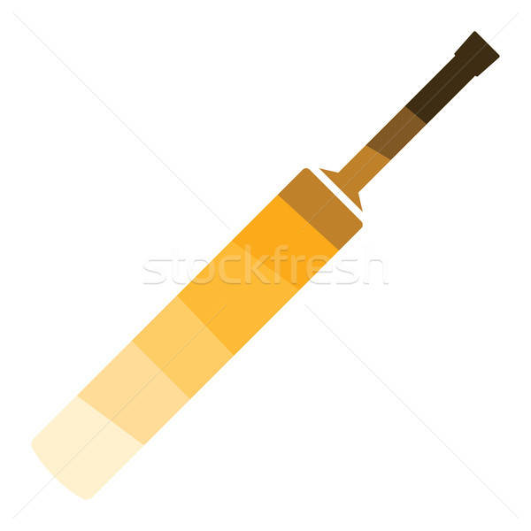 Stock photo: Cricket bat icon