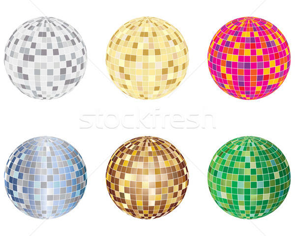 disco spheres Stock photo © angelp