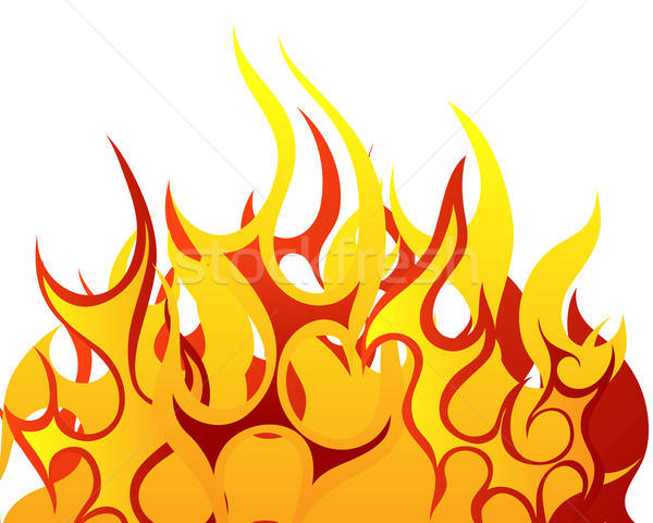 Stock foto: Feuer · Hölle · Vektor · Design · Zeichen · schwarz
