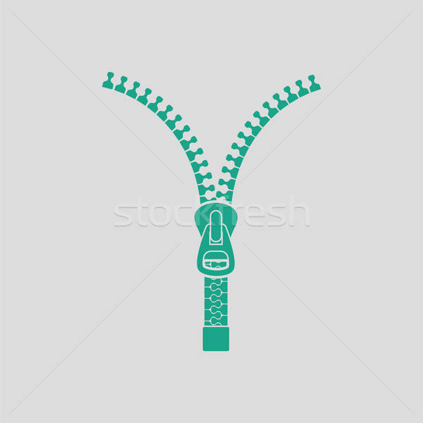 Sewing zip line icon Stock photo © angelp