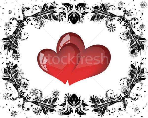 St. Valentine's day card Stock photo © angelp