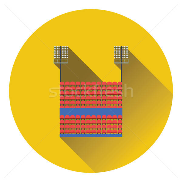 стадион свет икона цвета дизайна спорт Сток-фото © angelp
