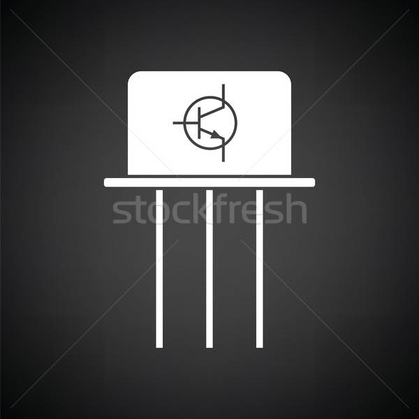 Stock photo: Transistor icon