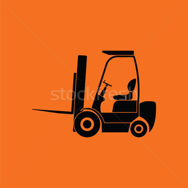 Warehouse forklift icon Stock photo © angelp