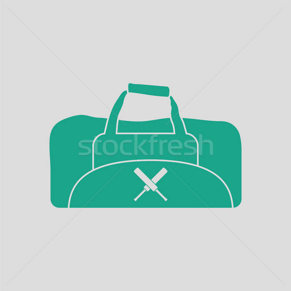 Cricket bag icon Stock photo © angelp