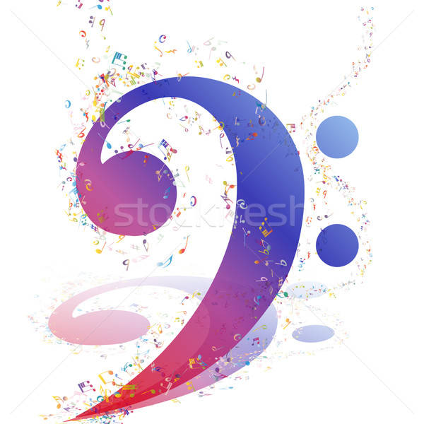 Musical Design Stock photo © angelp