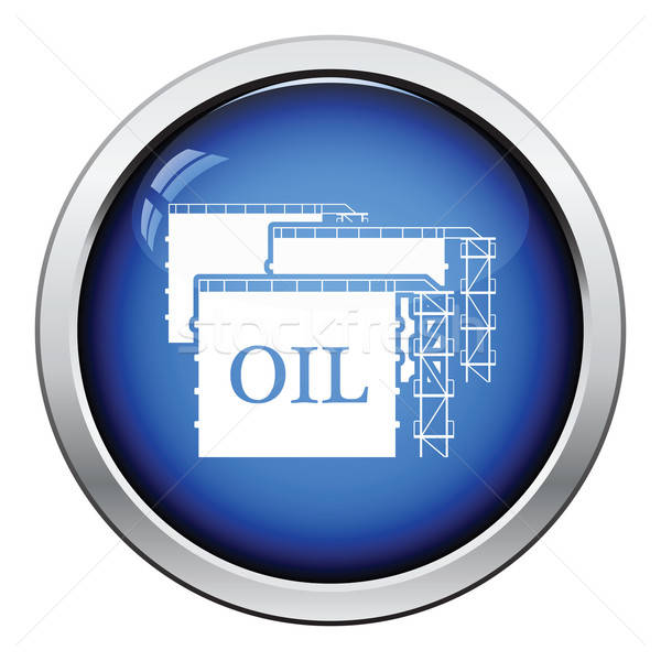 Oil tank storage icon Stock photo © angelp