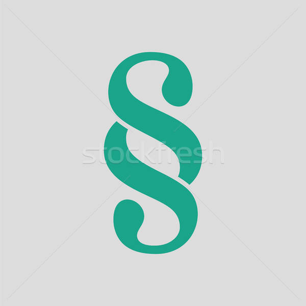 Foto stock: Párrafo · símbolo · icono · gris · verde · textura