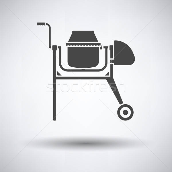 Icon of Concrete mixer Stock photo © angelp