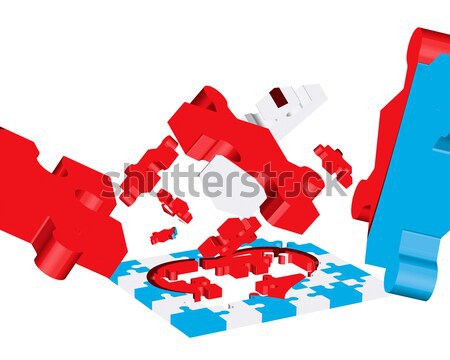 Stock photo: Puzzle