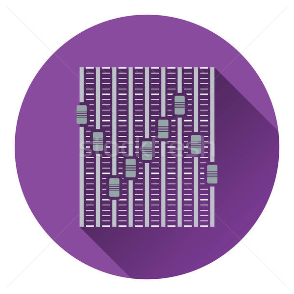 Musik Equalizer Symbol Design Radio Club Stock foto © angelp