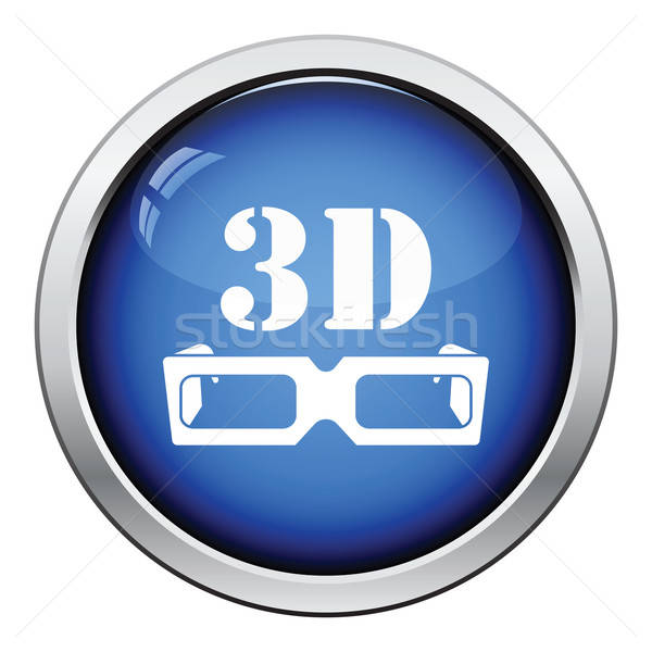 3d goggle icon Stock photo © angelp