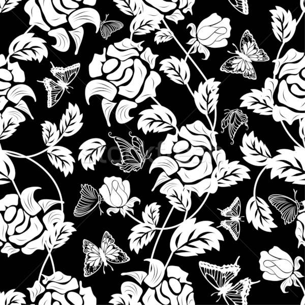 Seamless floral pattern Stock photo © angelp
