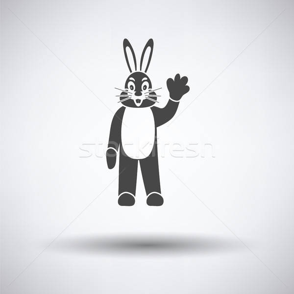 Stock foto: Hase · Marionette · Puppe · Symbol · grau · Baby