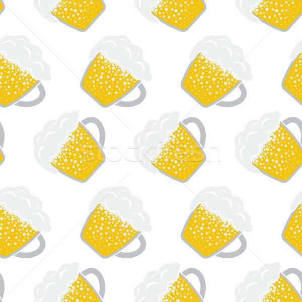 Seamless Oktoberfest Pattern Stock photo © angelp