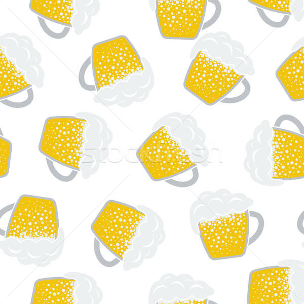 Seamless Oktoberfest Pattern Stock photo © angelp